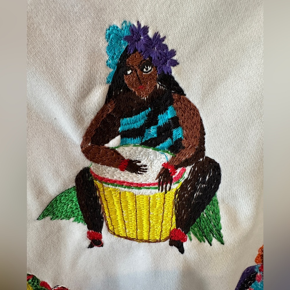 RARE β Katyaβ Dobryakova Embroidered Sweatshirt β Medium - Picture 5 of 10
